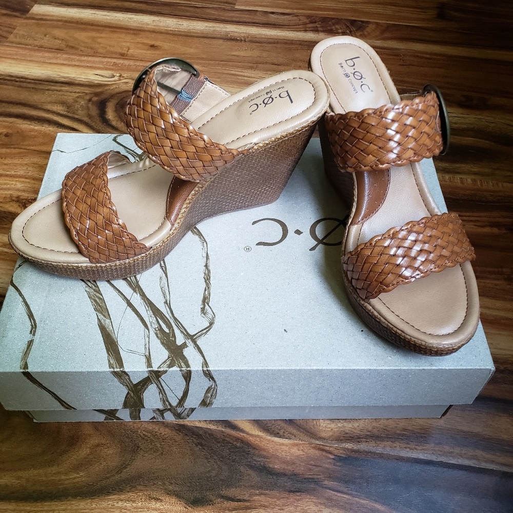 BOC Light Brown Platform Wedge - 8M